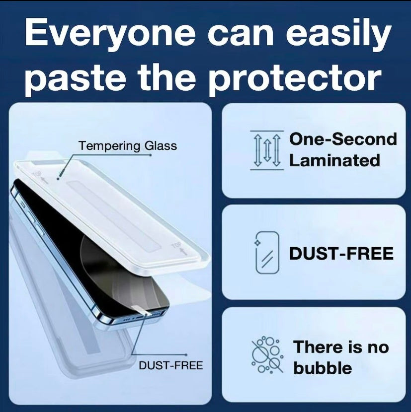 2-Pack Matte Glass Screen Protector for iPhones
