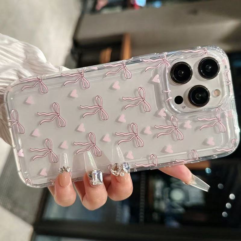 Girl Bow All-inclusive Phone Case Drop-resistant