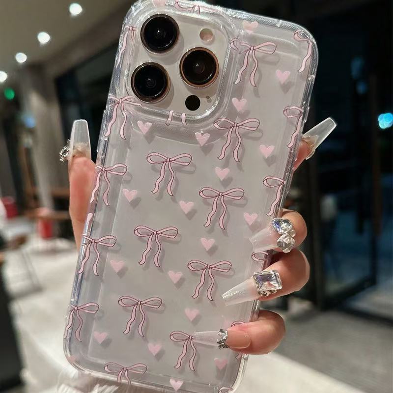 Girl Bow All-inclusive Phone Case Drop-resistant