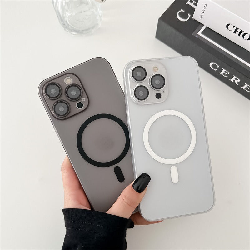 Ice Mist Ultra-thin Magnetic Frosted All-inclusive Phone Case
