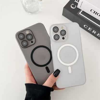 Ice Mist Ultra-thin Magnetic Frosted All-inclusive Phone Case