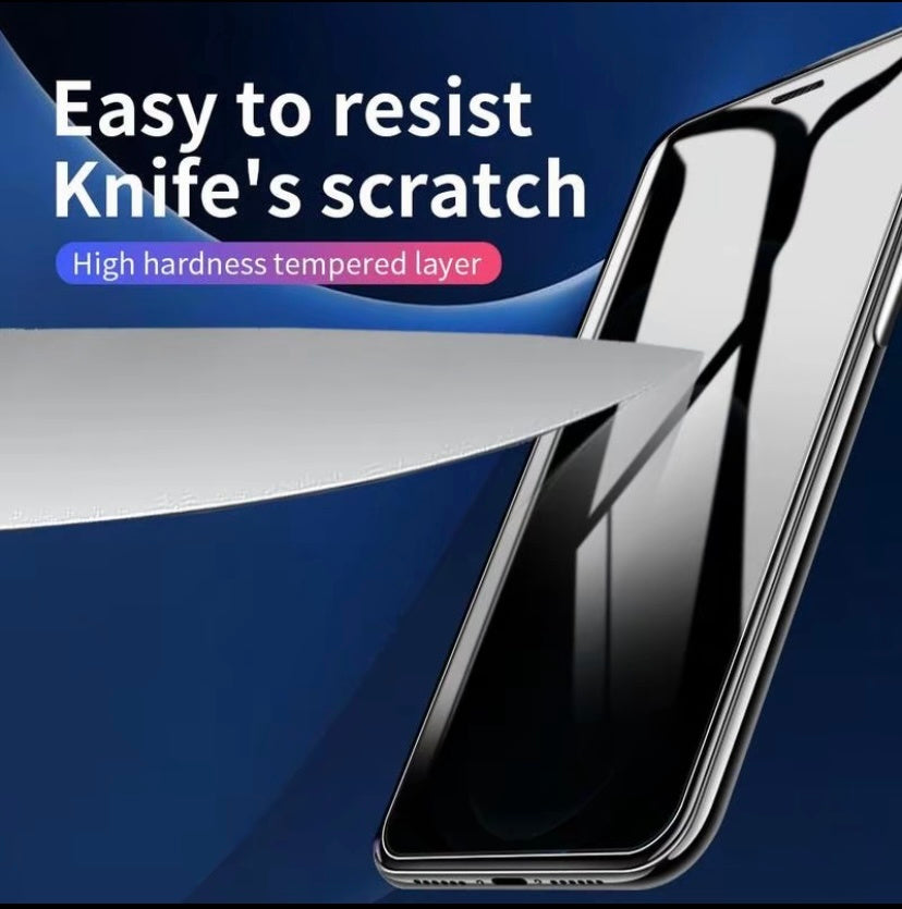 2-Pack Matte Glass Screen Protector for iPhones