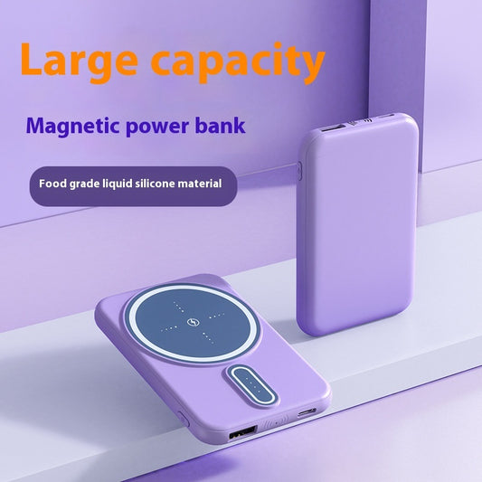 Simple and durable Power Bank Magsafe Magnetic Wireless Charger 5000 MA
