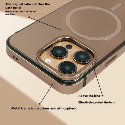 Metal Frame Magnetic Suction Original Machine Color Phone Case