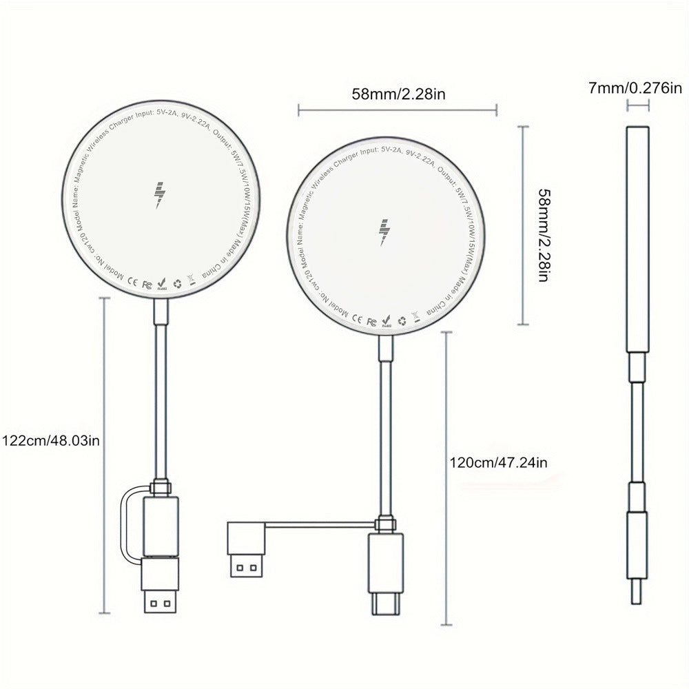 Magsafe Magnetic Fast Charge 15W Wireless Charger