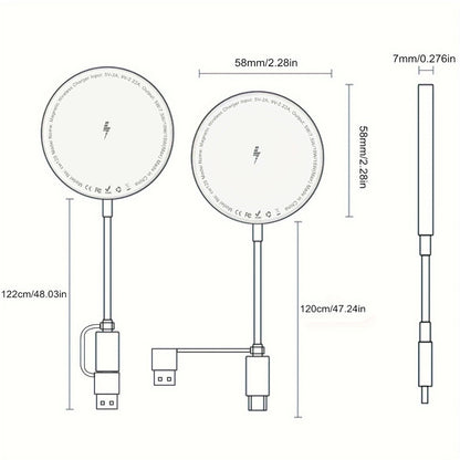 Magsafe Magnetic Fast Charge 15W Wireless Charger