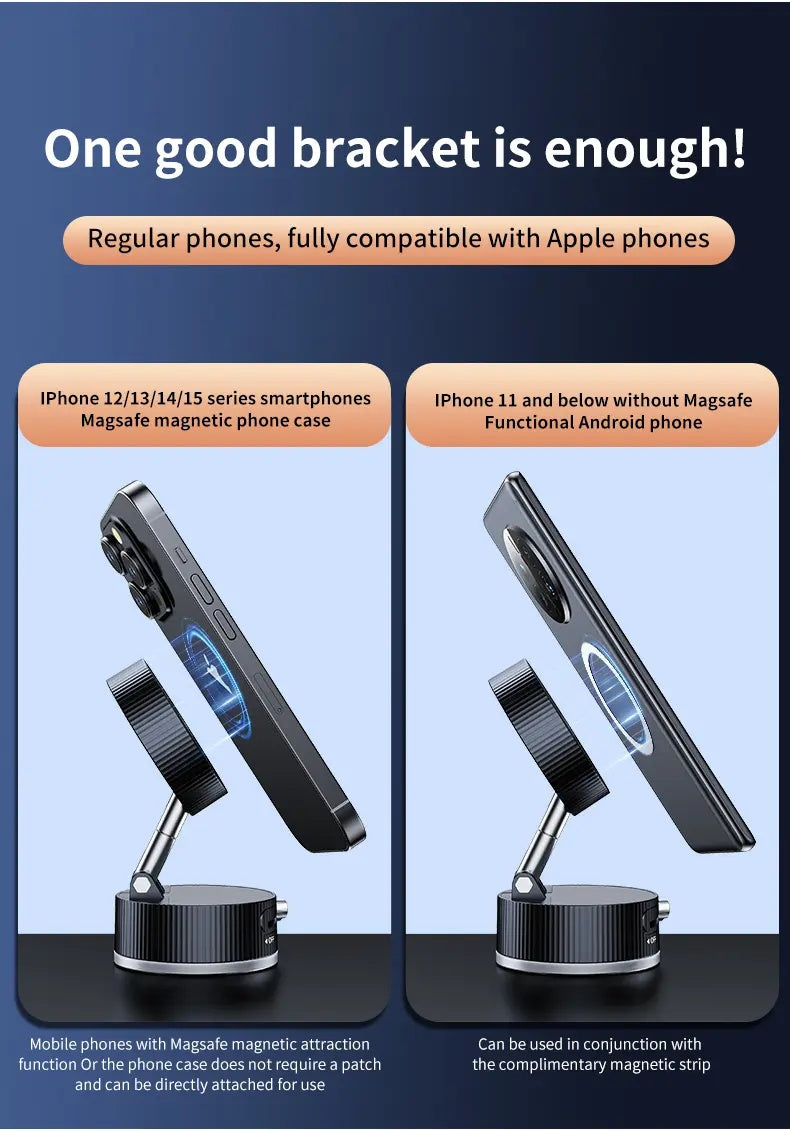 Magnetic Foldable Phone Holder – Strong & Portable