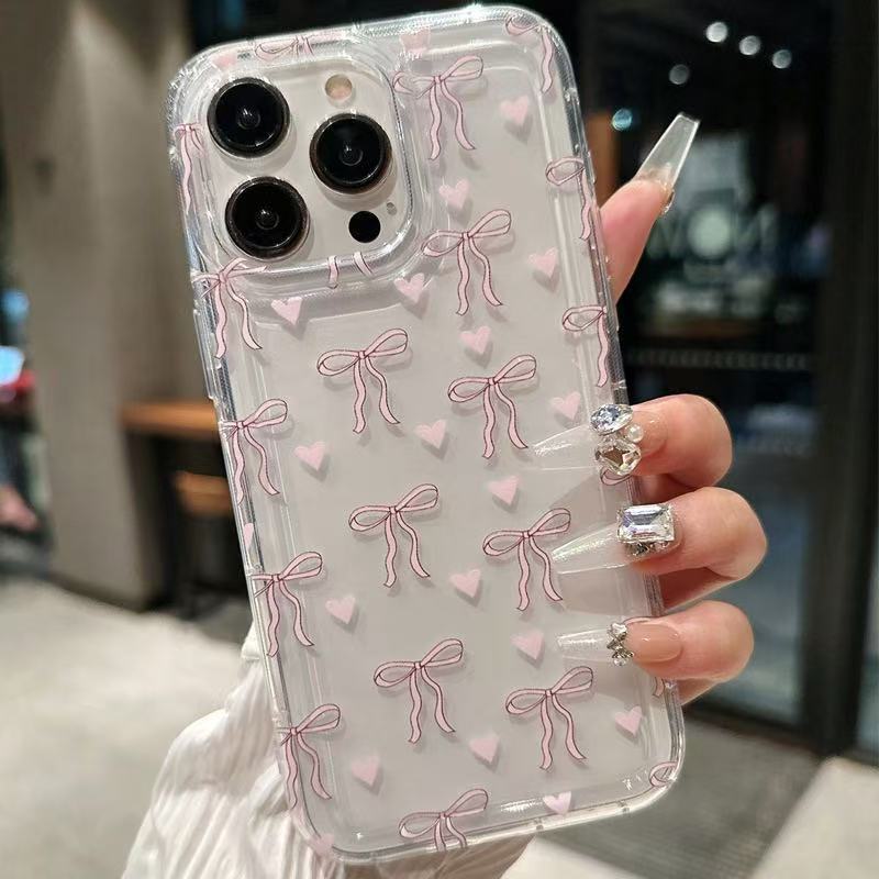 Girl Bow All-inclusive Phone Case Drop-resistant