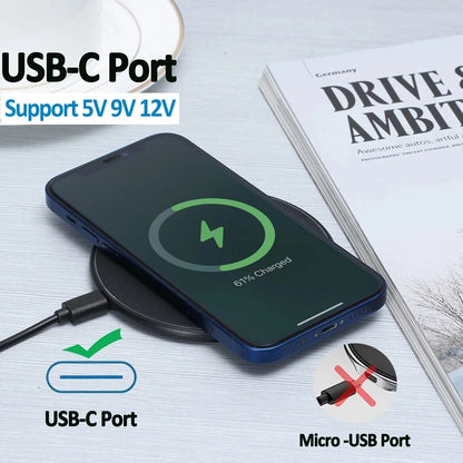 200W Fast Wireless Charging Pad – For iPhone, Samsung & More