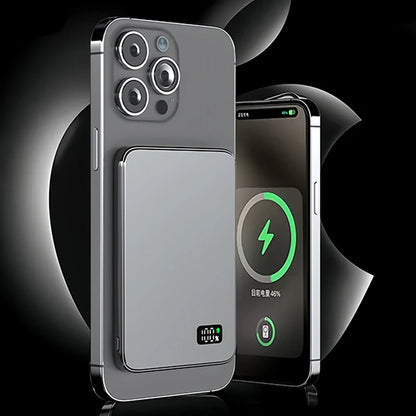 Ultra-Slim 10,000mAh MagSafe Power Bank – Snap-On, Fast, and Always Ready.