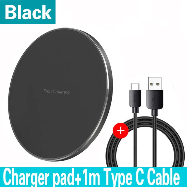 200W Fast Wireless Charging Pad – For iPhone, Samsung & More