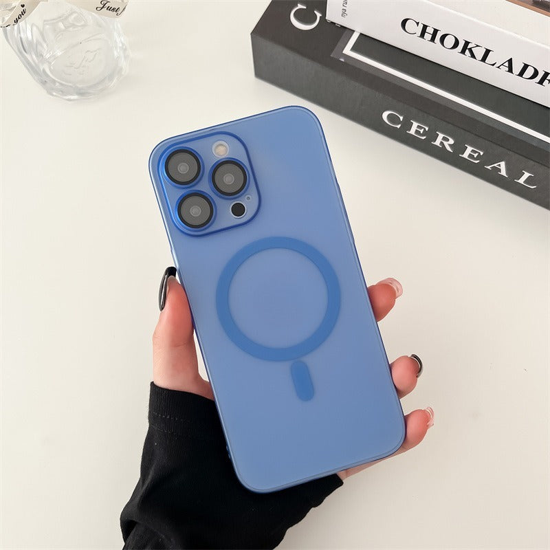 Ice Mist Ultra-thin Magnetic Frosted All-inclusive Phone Case