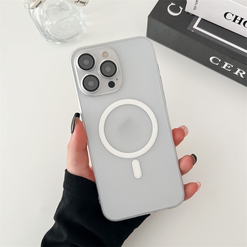 Ice Mist Ultra-thin Magnetic Frosted All-inclusive Phone Case