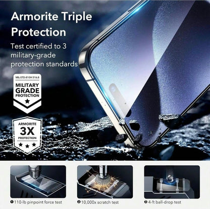 2-Pack Matte Glass Screen Protector for iPhones