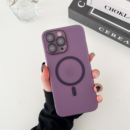 Ice Mist Ultra-thin Magnetic Frosted All-inclusive Phone Case