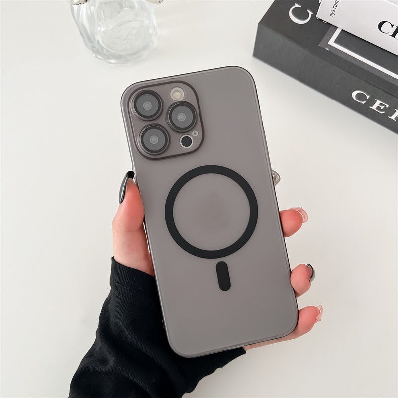 Ice Mist Ultra-thin Magnetic Frosted All-inclusive Phone Case